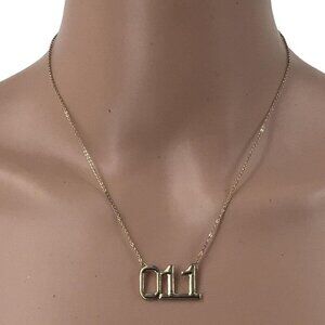 Netflix Stranger Things Liscensed Necklace Eleven Elle Necklace Gold Tone